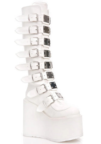 White Trinity Boots
