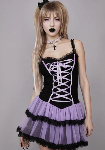 Lavender Bring Me To Life Corset Dress