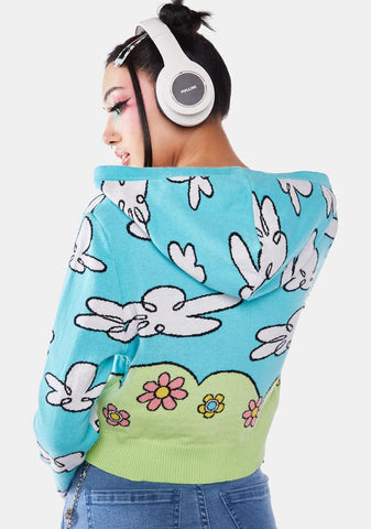 Signal In The Sky Zip-Up Hoodie