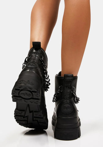 Aspha Chain Combat Boots