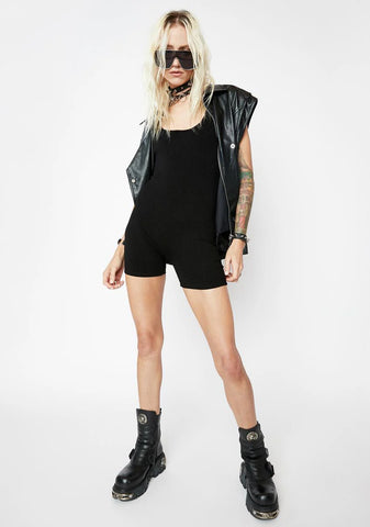 Noir Eat Pray Slay Romper