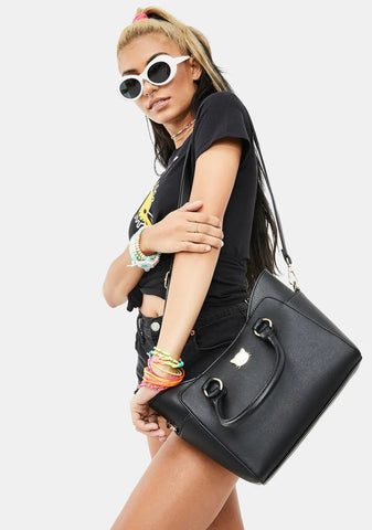 Chococat Gold Emblem Crossbody Bag