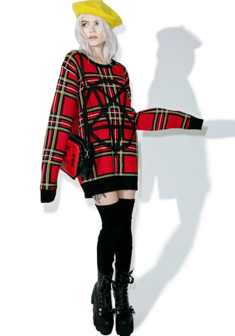 Beastplaid Pullover Sweater