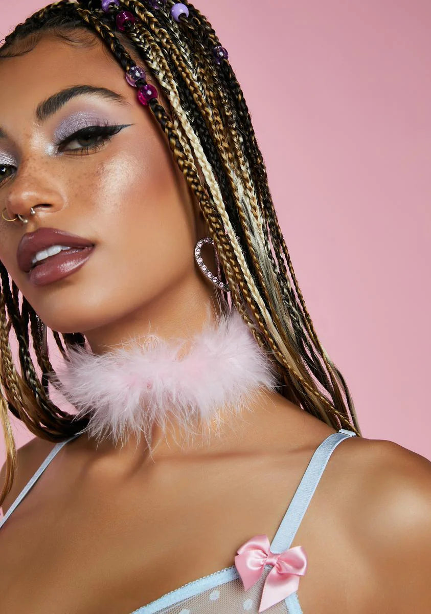 Long Distance Feather Choker