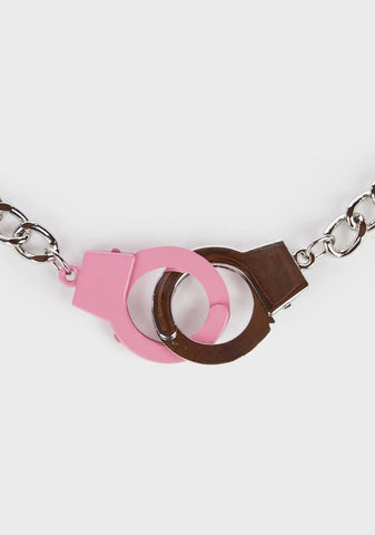 Link Up Handcuff Necklace