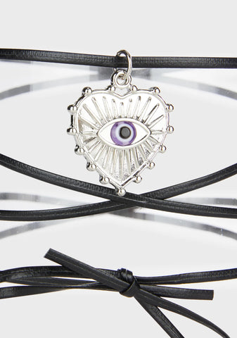 Quiet Observer Wrap Choker