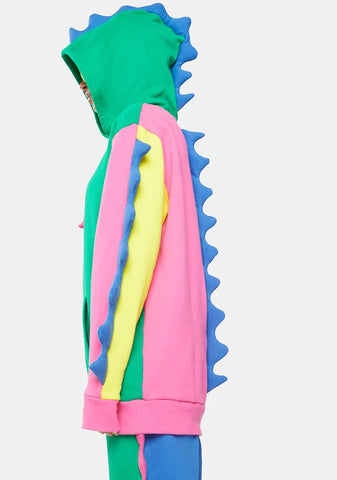 Dino Mighty Colorblock Hoodie