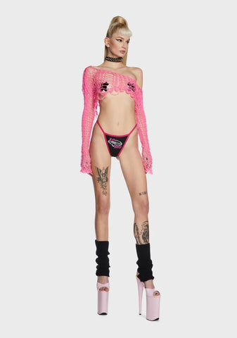 Cry Baby Choker Thong Panty