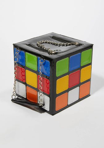 Can't Solve Me Rubik's Cube Handbag
