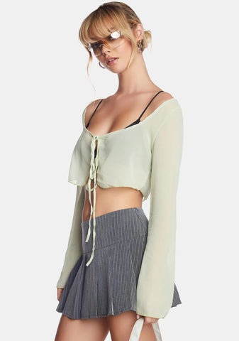 Gum Drop Cropped Cardigan