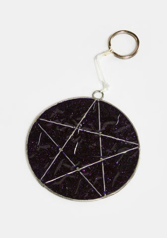 Mystical Pentagram Suncatcher
