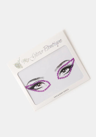 Purple Rhinestone Eye Gem Pack