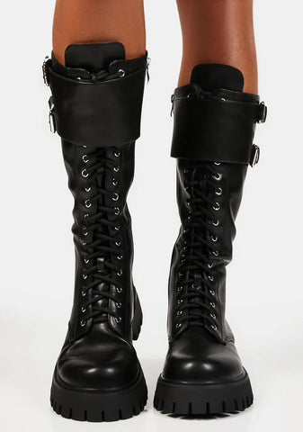Hurricanes Knee High Boots