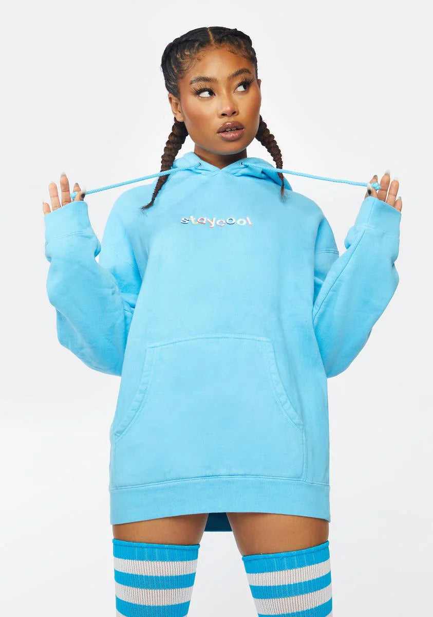 Electric Blue Classic Hoodie