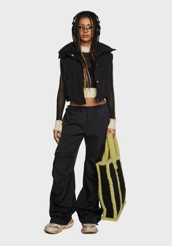 Noir In Your Element Parachute Pants