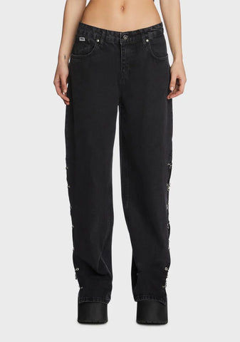 Chain Split Release Jeans