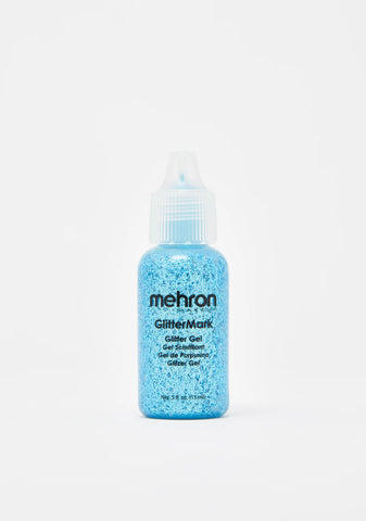 Pastel Blue Glitter Mark Gel