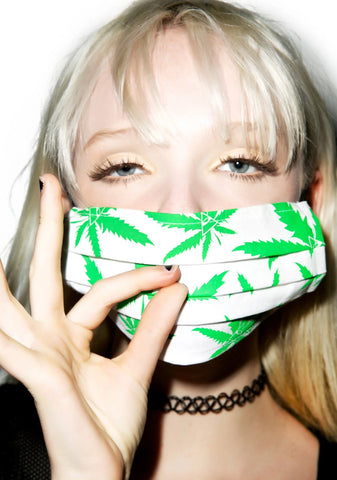 All Seeing Mary Dust Mask - Green