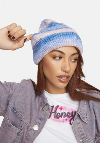 Cotton Candy Second That Emotion Knit Beanie