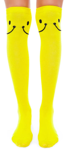 U Make Me Happy Knee Socks