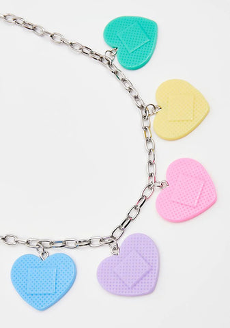 Heal My Heart Charm Necklace