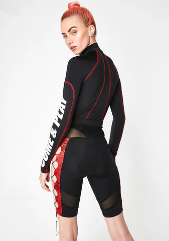 Dragon Brocade Shorts