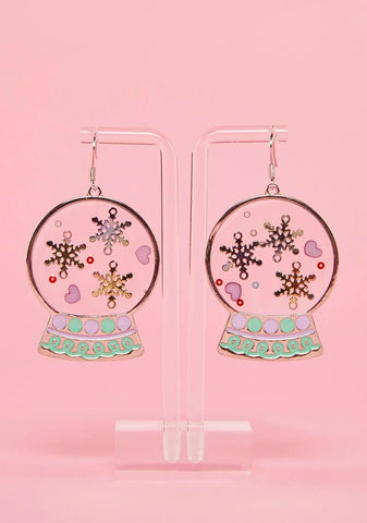 Shake Things Up Snow Globe Earrings
