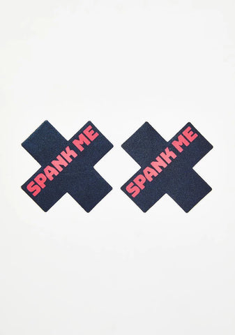 Spank Me Cross Pasties