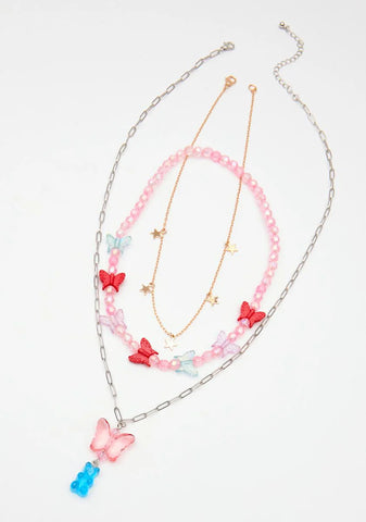 Bad N Beaded Layered Necklace Set