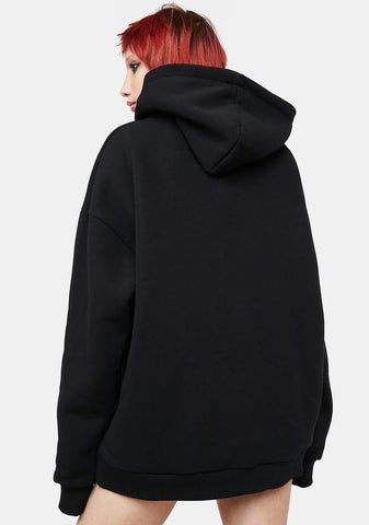 LH Red Airbrush Graphic Hoodie