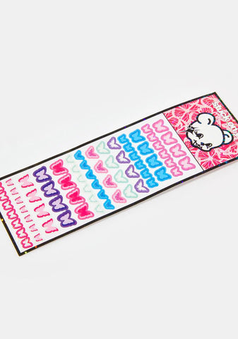 Butterfly Face Stickers