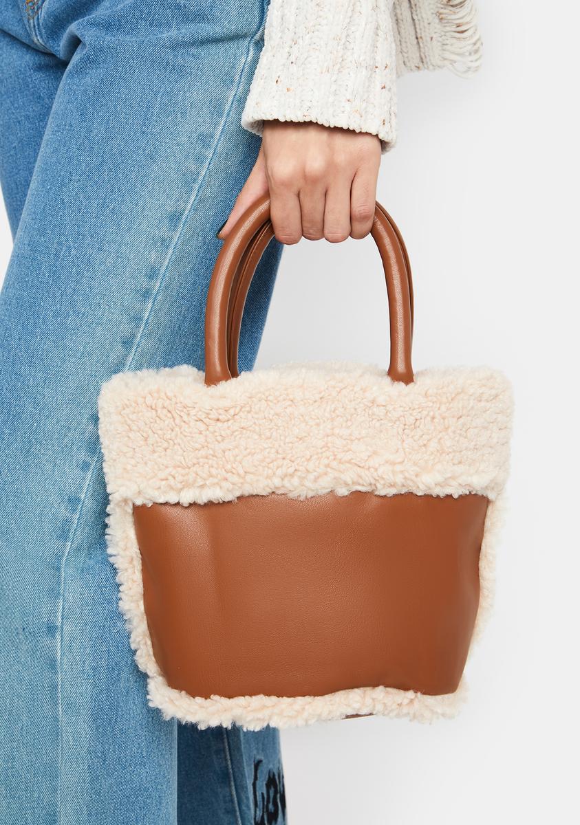 Caramel Meet You There Crossbody Bag