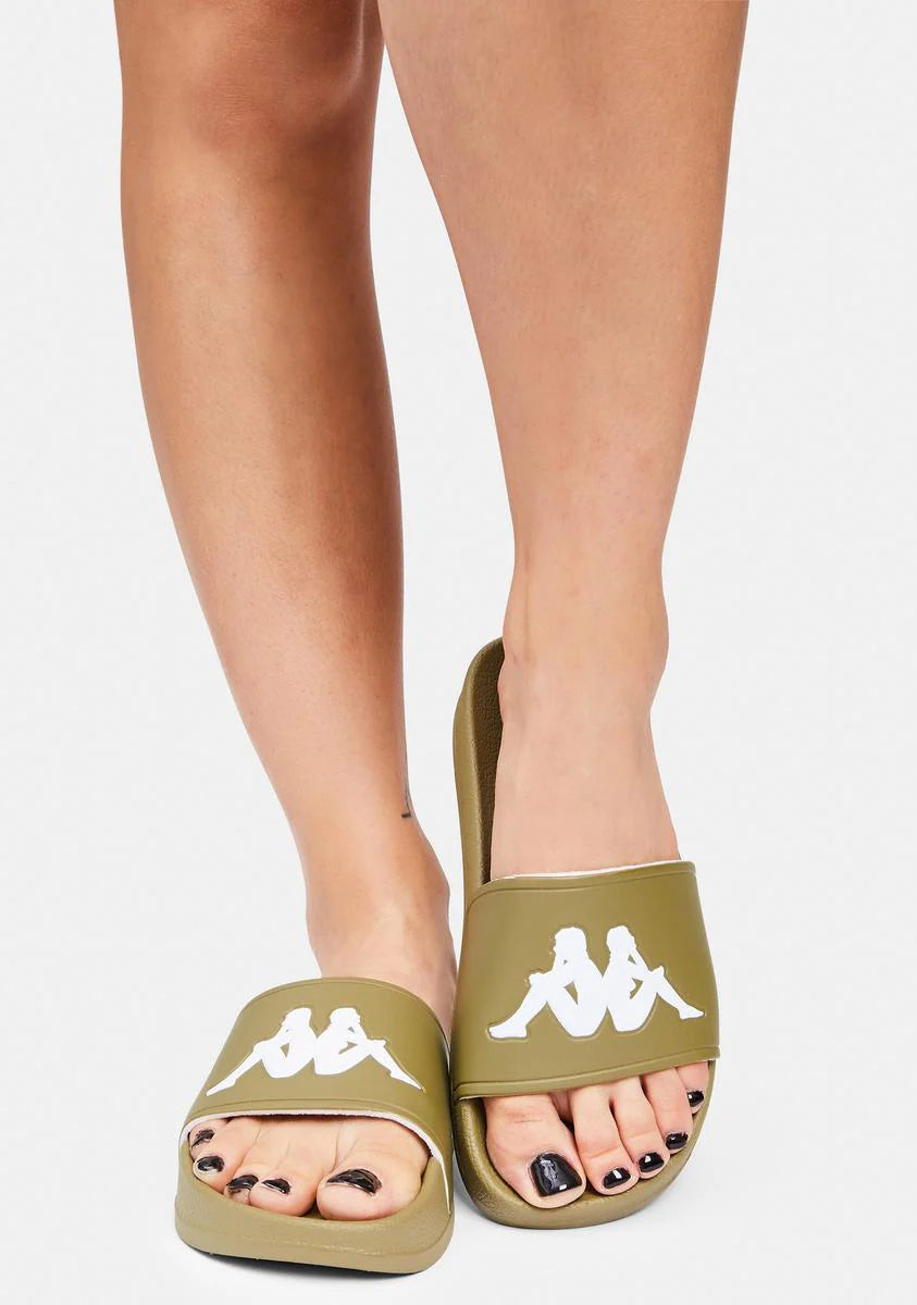 Olive Authentic Adam 2 Slide Sandals