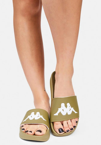 Olive Authentic Adam 2 Slide Sandals