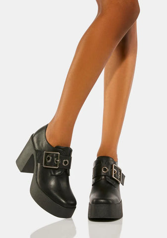 Night Alone Platform Heels