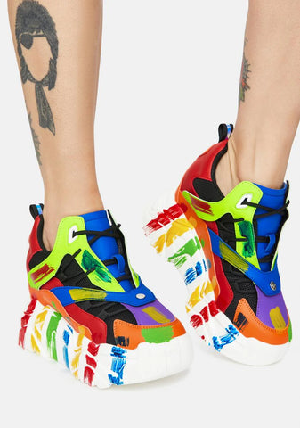 Rainbow Damson Sneaker