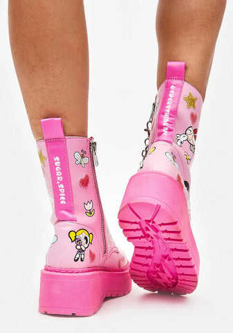 Always Sugar & Spice Combat Boots
