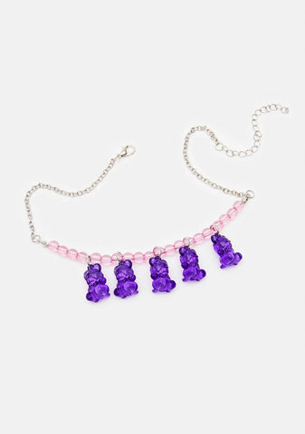 Sprinkle Of Sugar Gummy Bear Choker Set