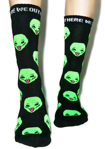 We Out Here Crew Socks