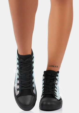 Not Chasing You High Top Sneakers