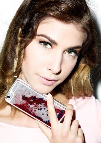 Shooting Star Glitterfalls iPhone Case