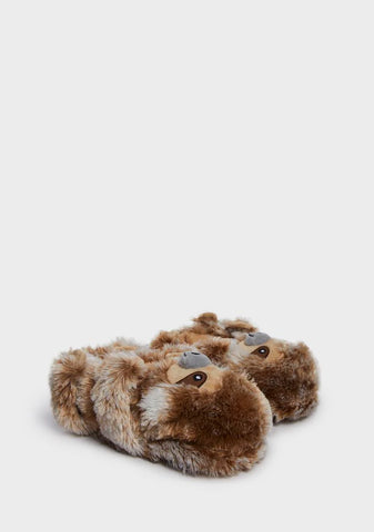 Sloth Hugs Fuzzy Slippers