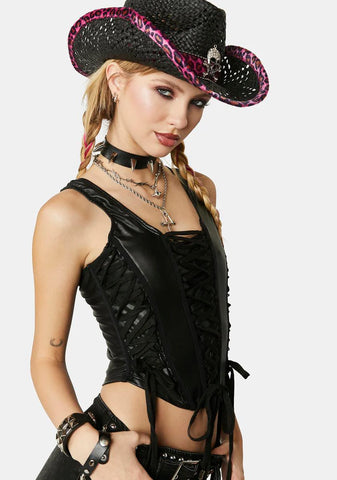 Moodiest Cutie Paneled Corset