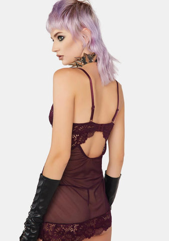 Page Lace Babydoll Lingerie Set