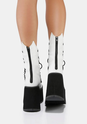 Ritual Chain Platform Boots