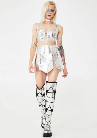 Vile Guardian Metallic Bustier