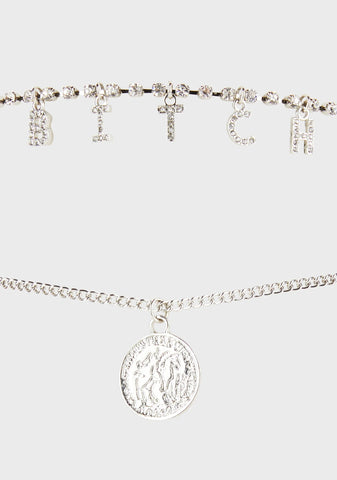 Baddie Business Layered Choker