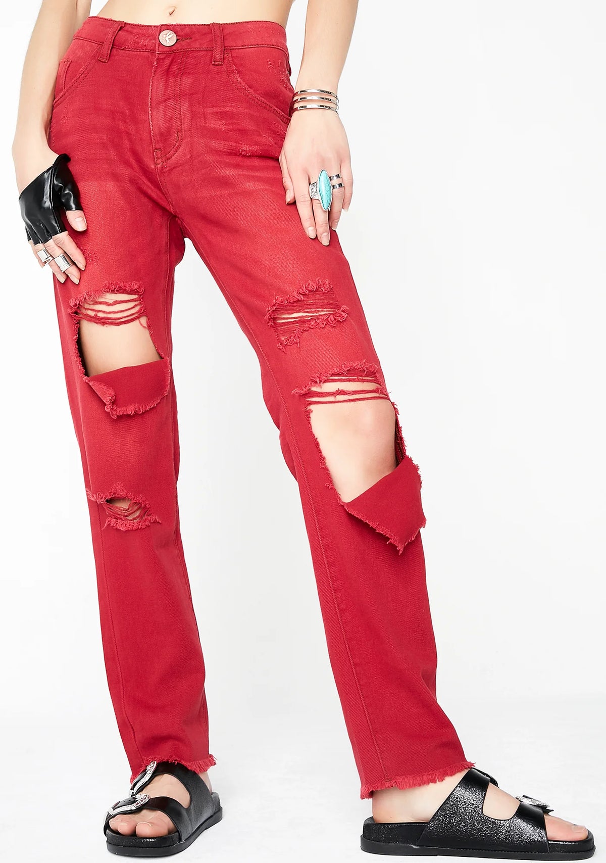 Red Envy Awesome Baggies High Waist Jeans