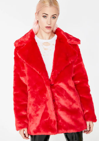 Racked Up Faux Fur Jacket