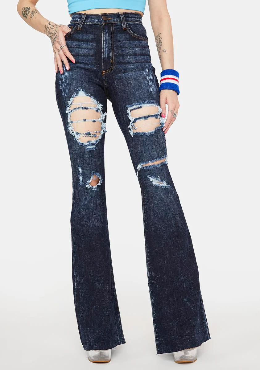 Wasted Time Ripped Jeans